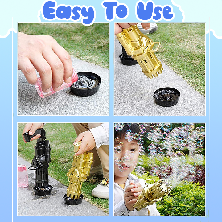 Gatling Bubble Gun
