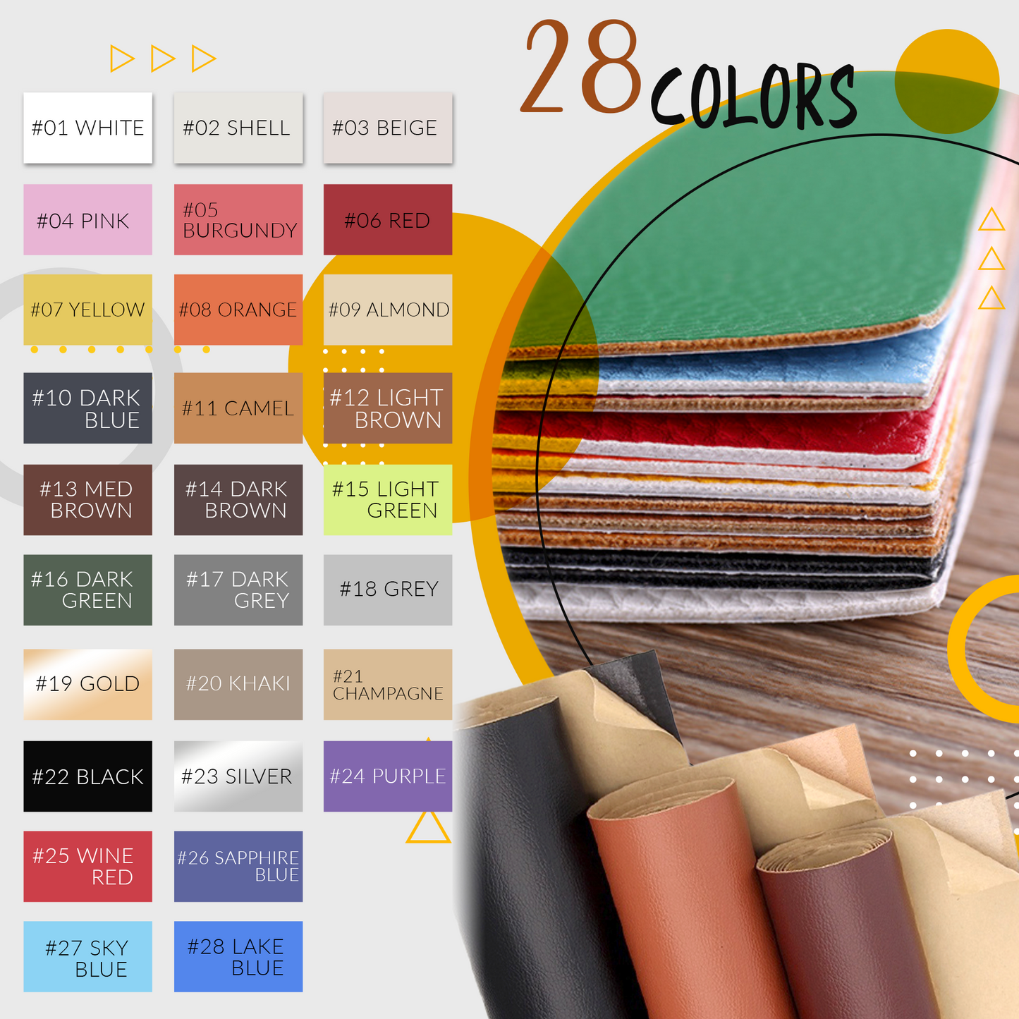 One-Step Leather Repair Patch