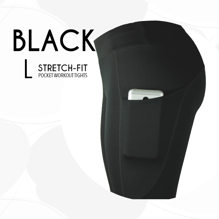 Stretch-Fit Pocket Workout Tights