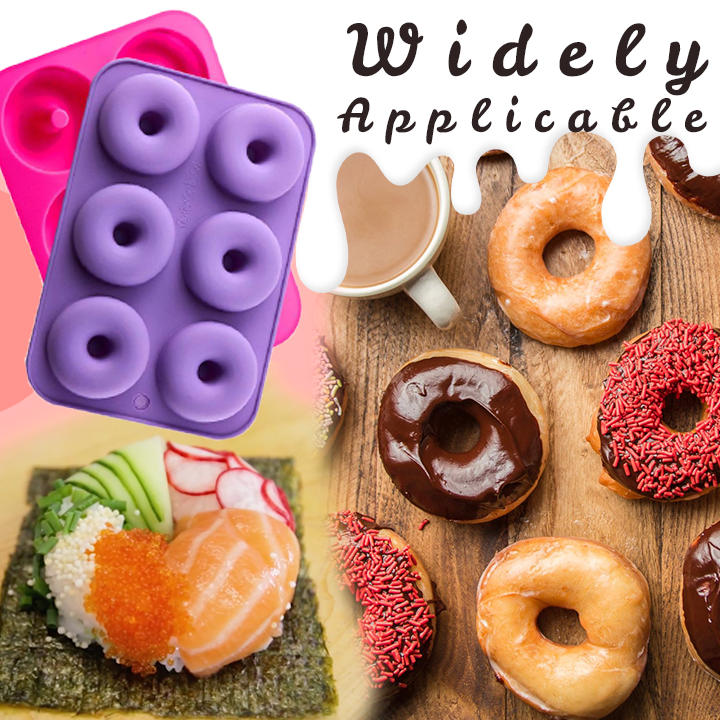 Non-Stick Silicone Donut Mold