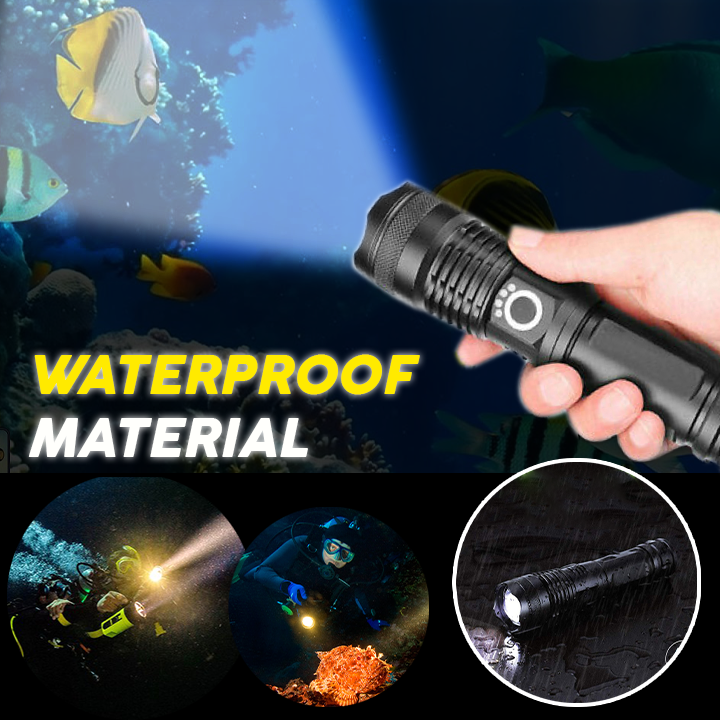 Waterproof Survival Tactical Flashlight