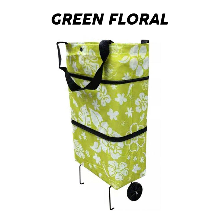 Foldable Wheeled Shopping Bag