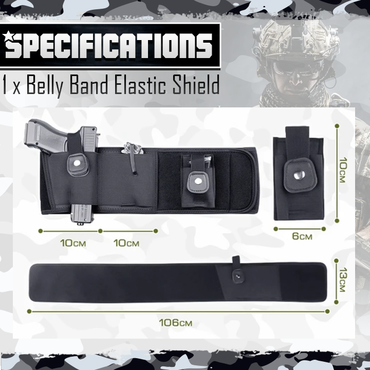 Elastic Belly Band Holster