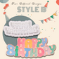 Happy Birthday Fondant Mold