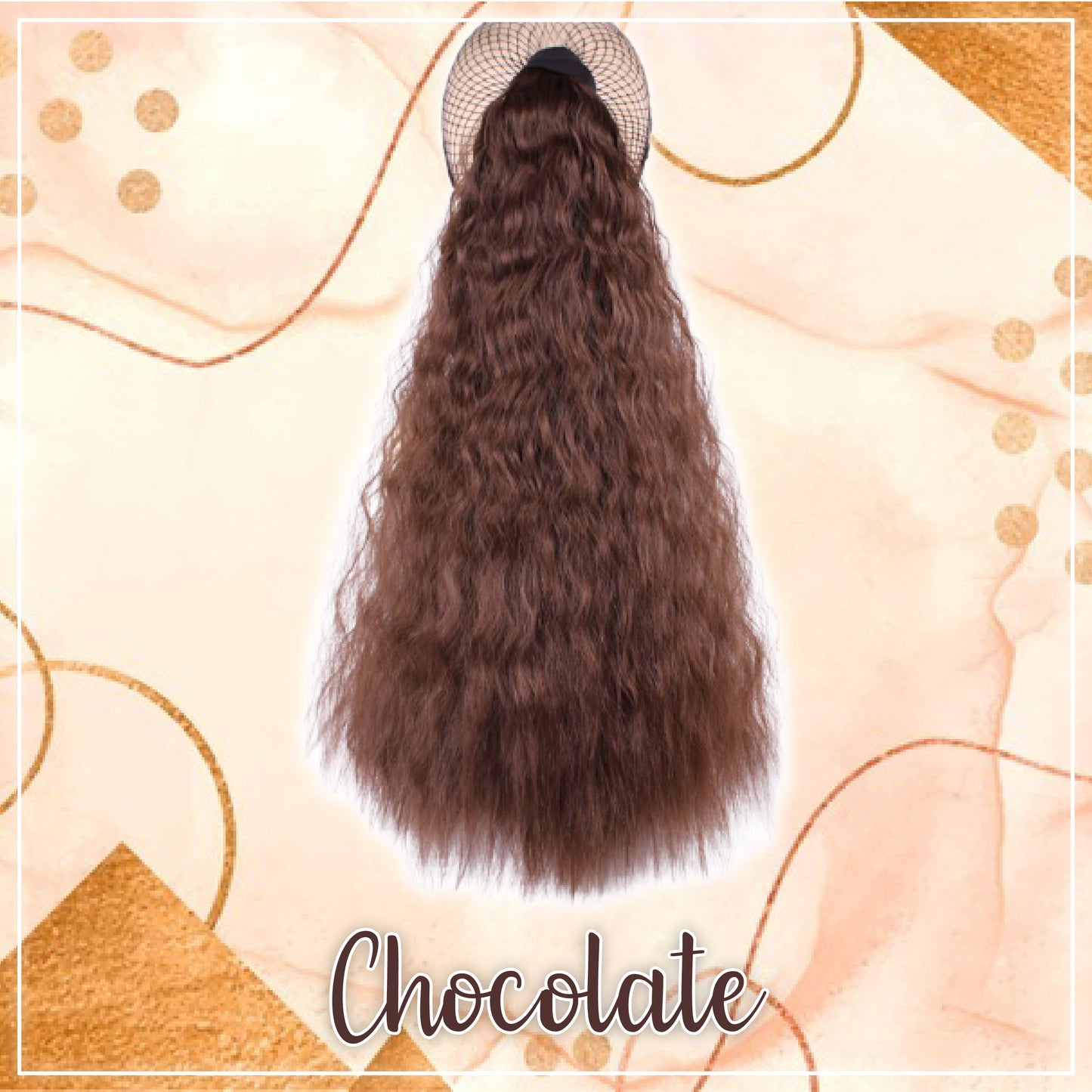 Invisible Curly Ponytail Extension