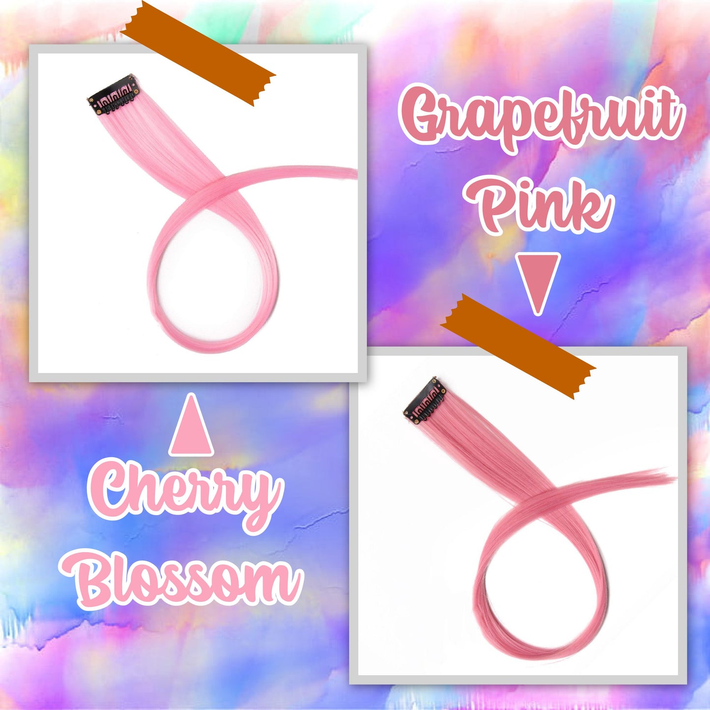 Mermaid Hair Clip-On Extension