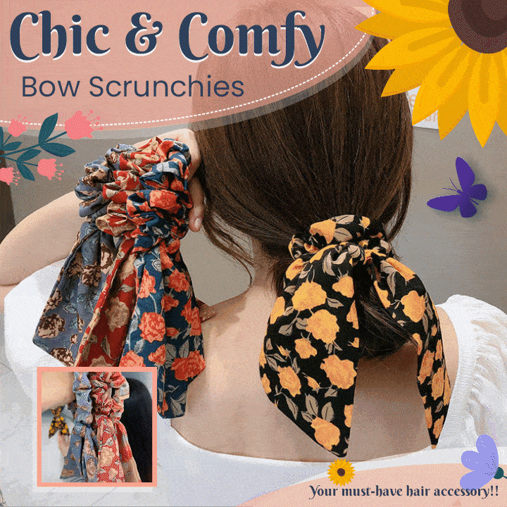 Chic & Comfy Bow Scrunchies