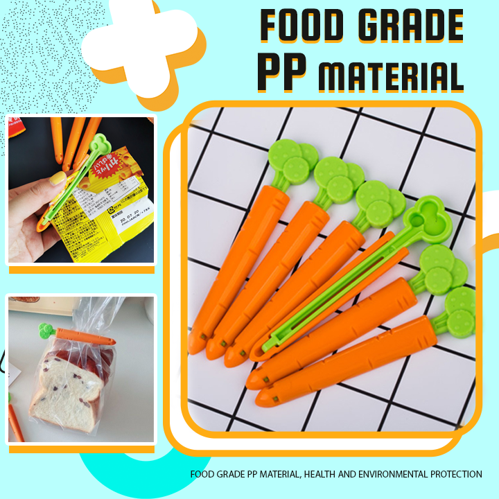 Cute Carrot Food Sealing Clip