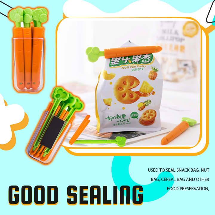 Cute Carrot Food Sealing Clip