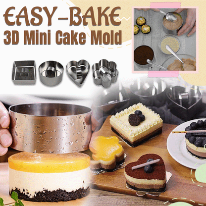 Easy-Bake 3D Mini Cake Mold