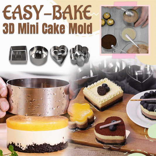 Easy-Bake 3D Mini Cake Mold