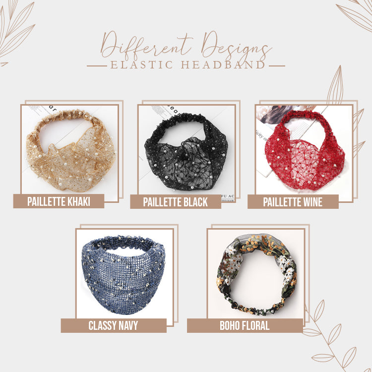 Elegant Lace Elastic Headband
