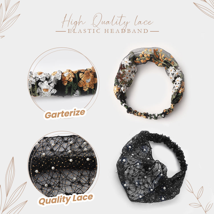 Elegant Lace Elastic Headband