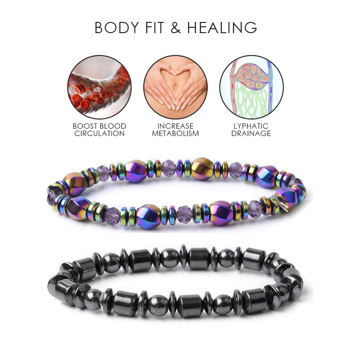 SlimBody™ Magnetic Hematite Bracelet