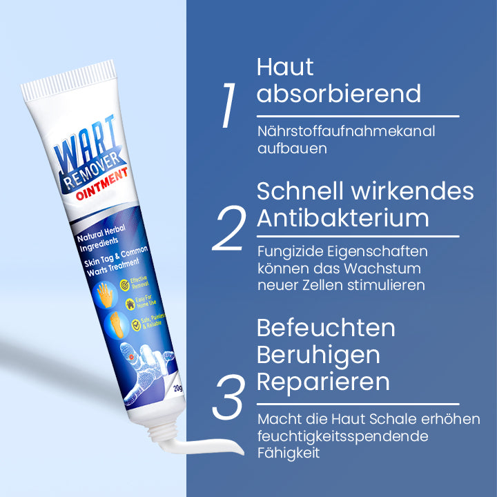 WartsOff Creme zur sofortigen Entfernung von Hautunreinheiten