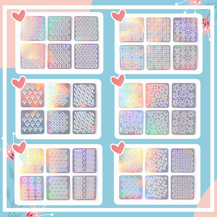 Fancy Nail Art Stencils
