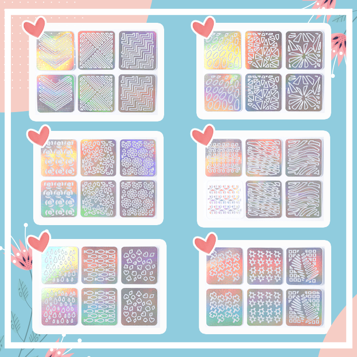 Fancy Nail Art Stencils