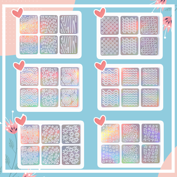 Fancy Nail Art Stencils