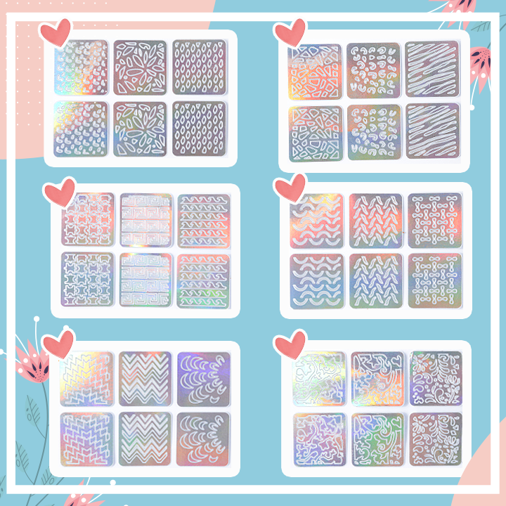 Fancy Nail Art Stencils