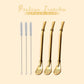 2-in-1 Reusable Filter Spoon Straw Kit