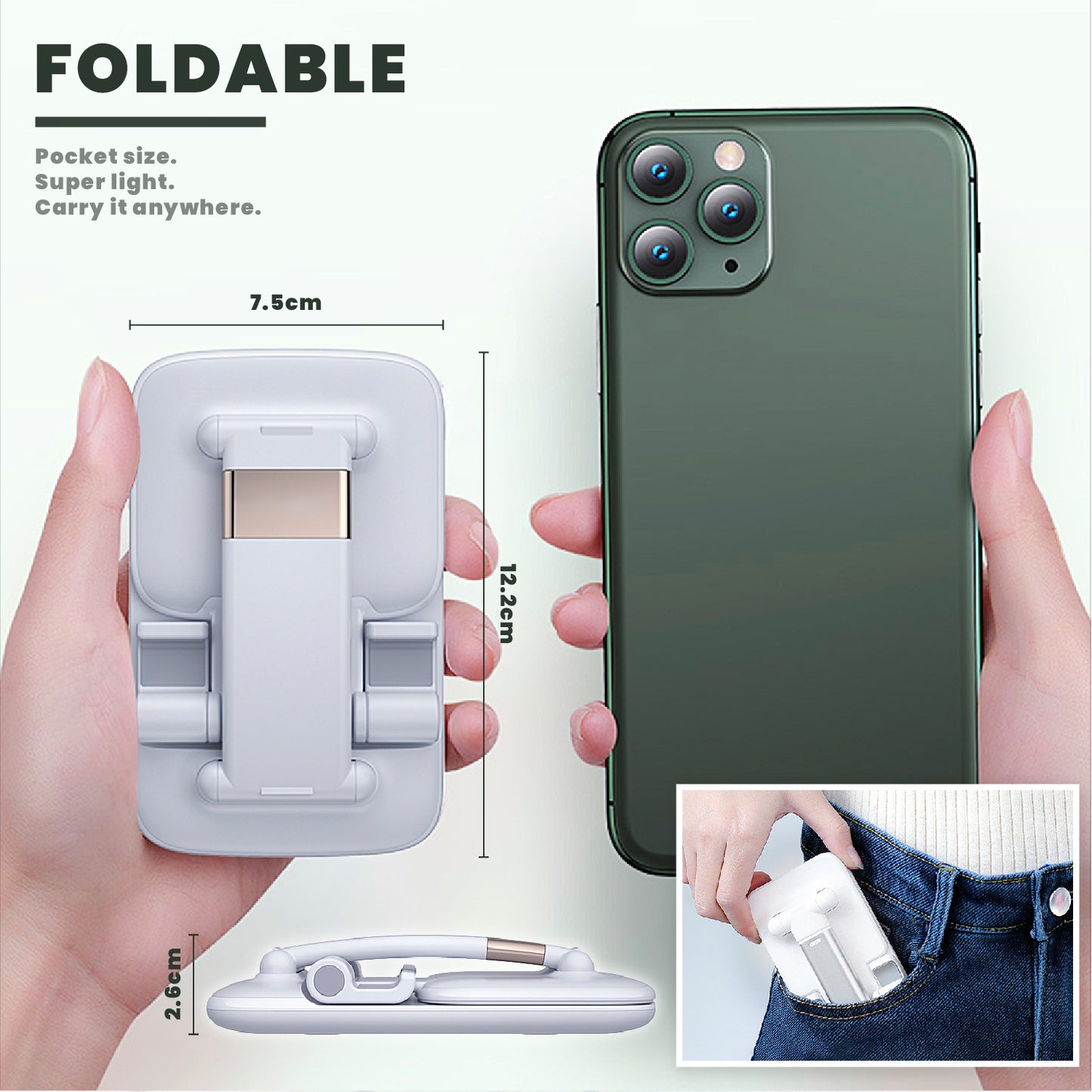 Foldable & Adjustable Phone Stand