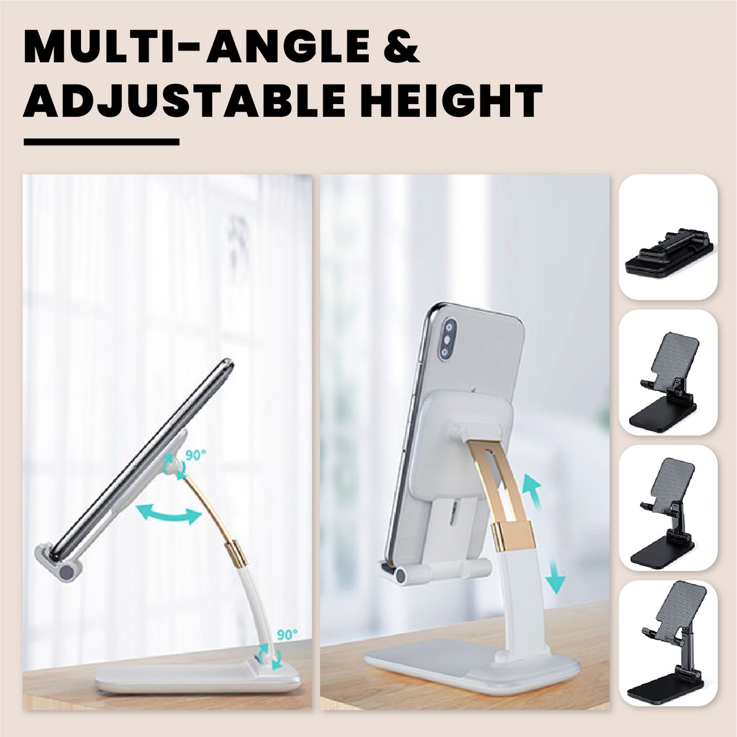 Foldable & Adjustable Phone Stand