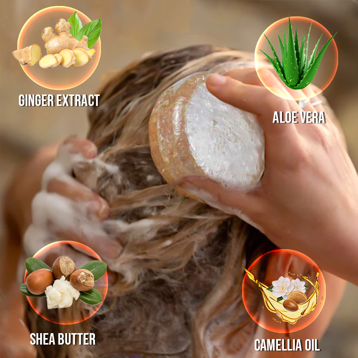 Ginger Hair Regrowth Shampoo Bar
