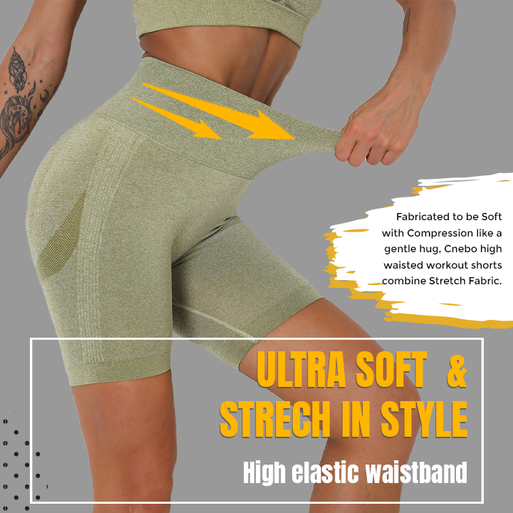 High Waist Tummy Control Yoga Shorts