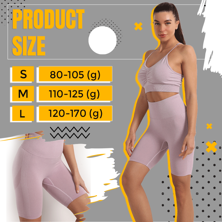 High Waist Tummy Control Yoga Shorts