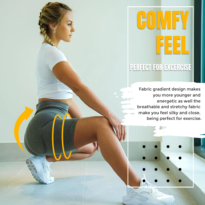 High Waist Tummy Control Yoga Shorts