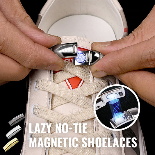 Lazy No-Tie Magnetic Shoelaces