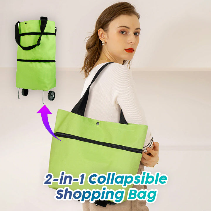 Foldable Wheeled Shopping Bag
