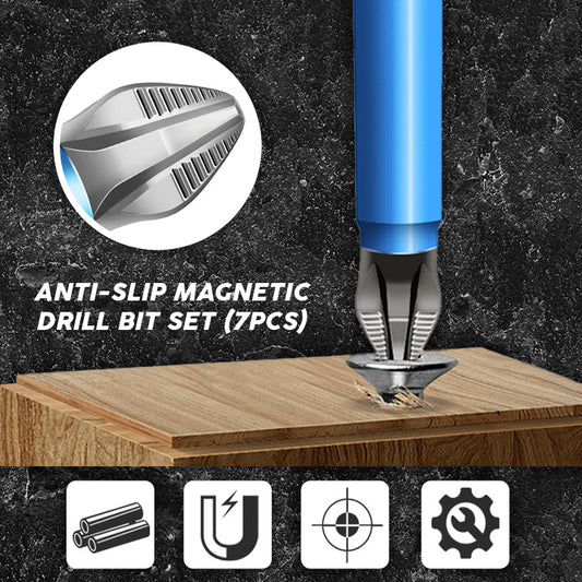 Anti-Slip Magnetic Drill Bit Set (7pcs)