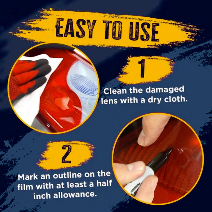 Tri-Color Auto Lens Repair Kit