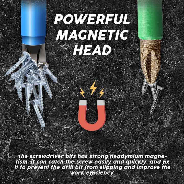 Anti-Slip Magnetic Drill Bit Set (7pcs)