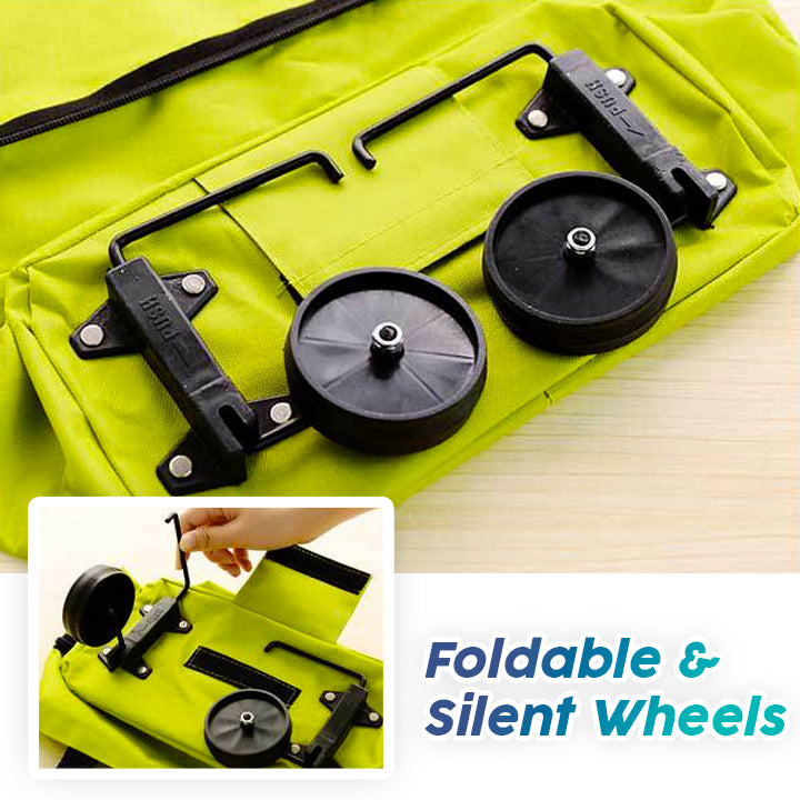 Foldable Wheeled Shopping Bag
