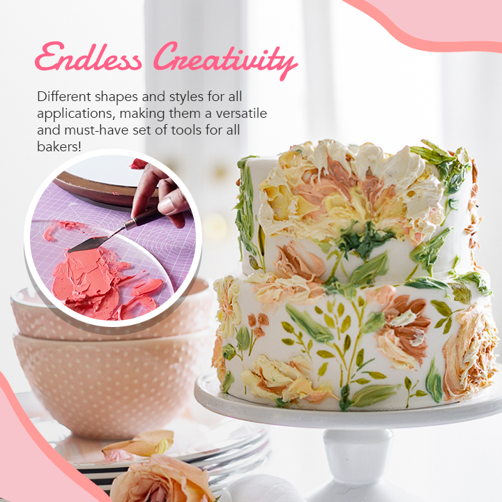Baking & Pastry Spatulas Set (5pcs)