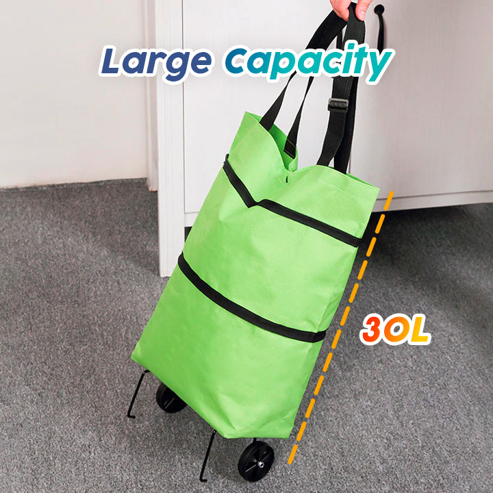 Foldable Wheeled Shopping Bag