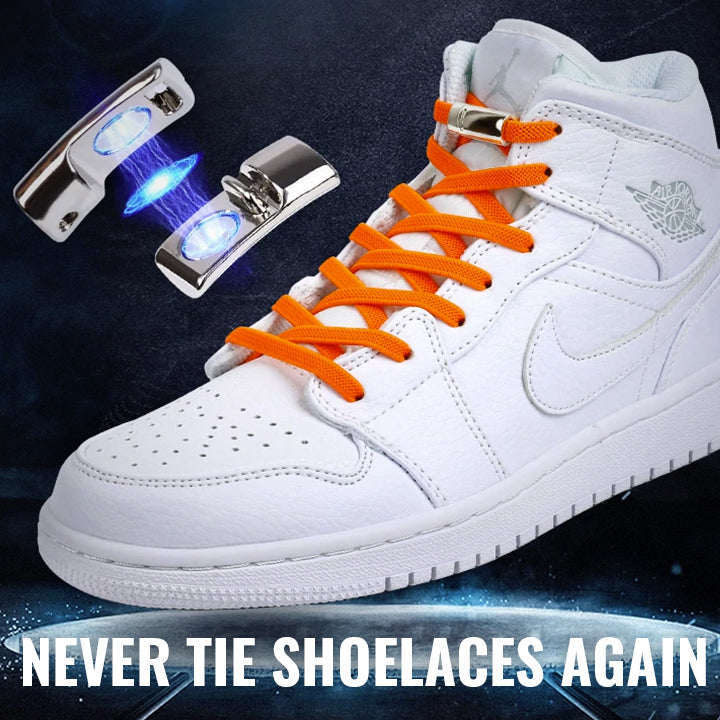Lazy No-Tie Magnetic Shoelaces