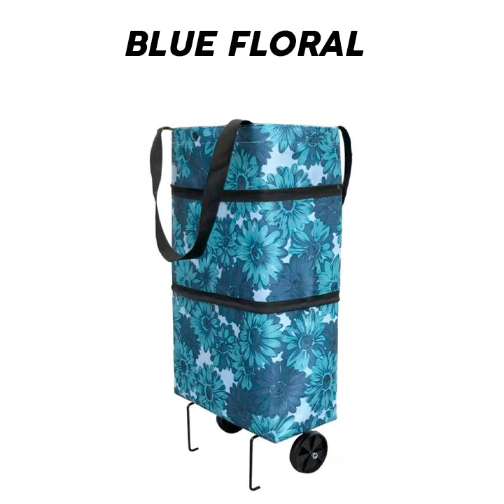 Foldable Wheeled Shopping Bag