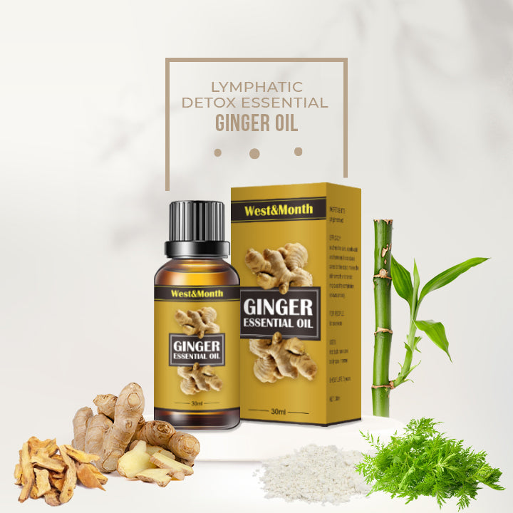 Lymphatic Detox Essential Ginger Oil