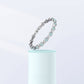 Deox'Tera Aquamarine Round-Stone Bangle