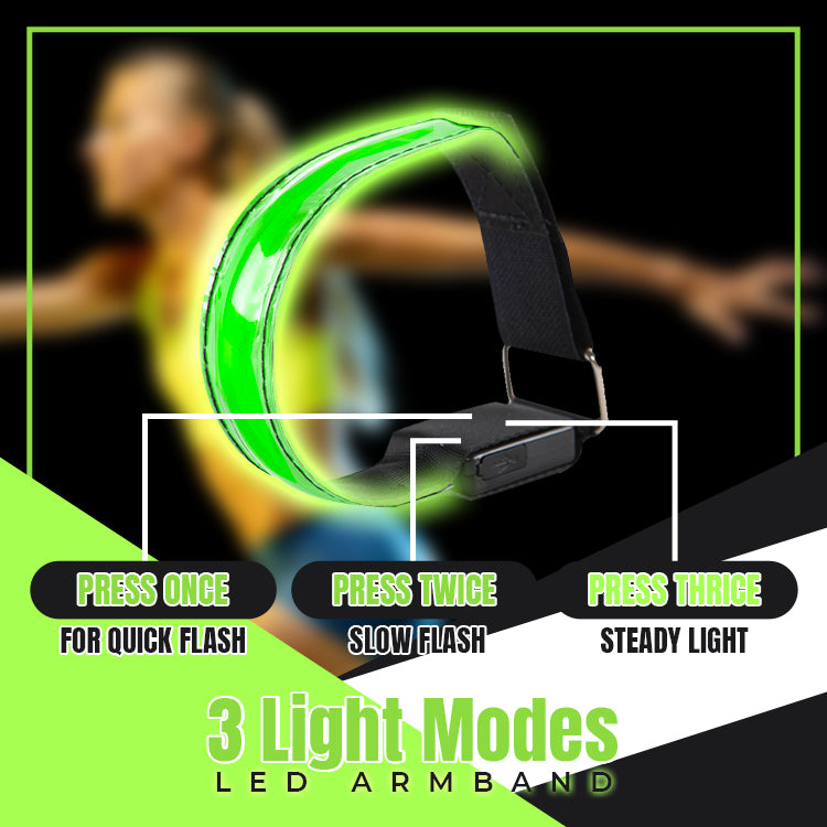 LED Safe Running Armband