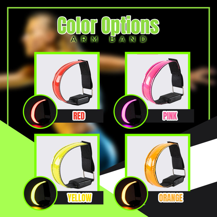 LED Safe Running Armband