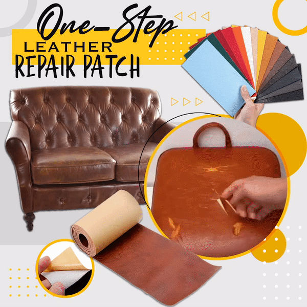 One-Step Leather Repair Patch