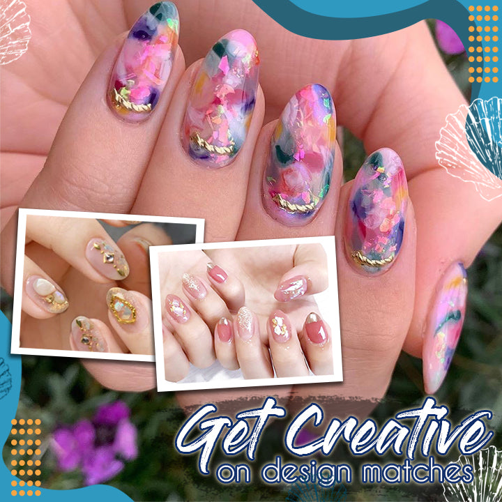 Holographic Mermaid Nail Art Kit