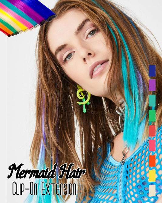 Mermaid Hair Clip-On Extension