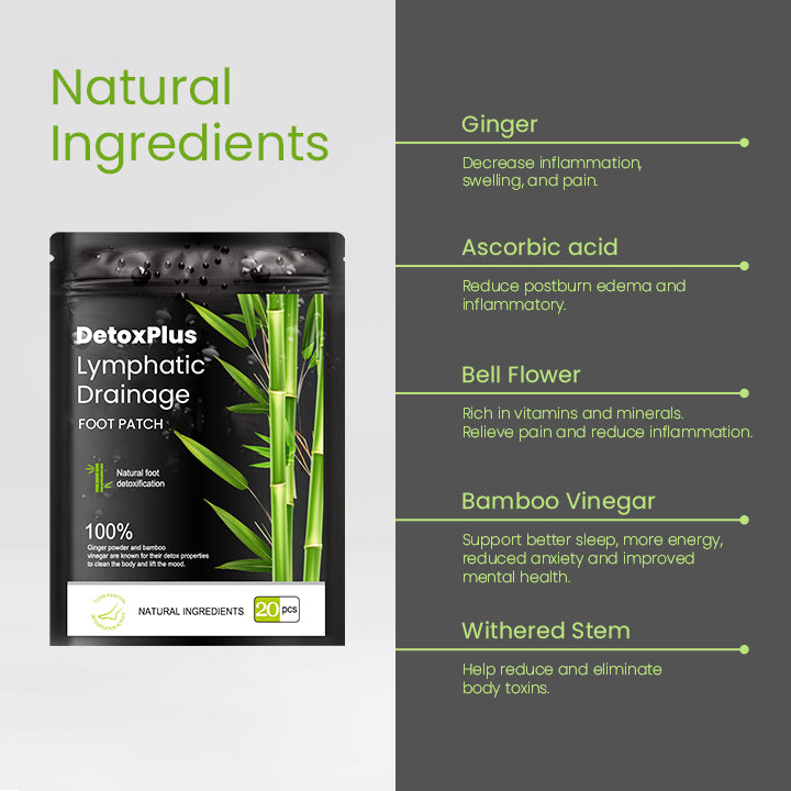 DetoxPlus Lymphatic Drainage Foot Patch