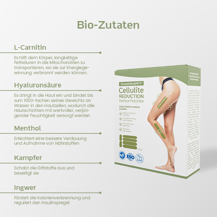 SmoothSHAPE™ Cellulite-Reduktions-Kräuterpflaster