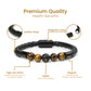 CaloWave™ Electrostatic Agate LeatherBeads Band